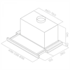 Встраиваемая вытяжка Elica Elite 14 Lux GRVTWH/A/90 prf0116530b - фото 159743