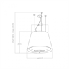 Островная вытяжка Elica Easy UX WH/F/50 prf0119940a - фото 159759