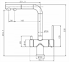 Смеситель для кухни Paulmark Serpentine Se213222-401 антрацит se213222-401 - фото 161671