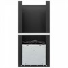 Каминная вытяжка Krona Dita R 400 black PB ка-00002602 - фото 165499