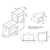 Встраиваемая микроволновая печь Krona Riflesso 60 WH V2 ка-00007135 - фото 166968