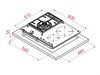 Варочная панель Teka Hybrid JZC 63312 ABN Black 112570149 - фото 17555