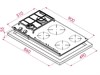 Варочная панель Teka Hybrid JZC 96324 ABN Black 112570150 - фото 17564