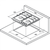 Встраиваемая газовая варочная панель Kuppersberg FG 67 B 00006895 - фото 182998