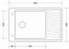 Кухонная мойка Kuppersberg MILA 1B1D SAND 00008296 - фото 183188