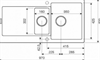 Кухонная мойка Kuppersberg Modena 1,5B2D WHITE 00008335 - фото 183221