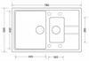 Кухонная мойка Kuppersberg Modena 1,5B1D white 00008341 - фото 183228