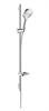 Душевой гарнитур Hansgrohe Raindance Select E 26621000 120, 90 см, 3 режима струи, корпус хром, лицевая часть хром 26621000 - фото 188032