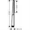 Ручной душ Hansgrohe Rainfinity 100 26866670, 1 тип струи, чёрный матовый 26866670 - фото 188323