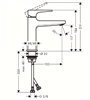 Смеситель Hansgrohe Metropol 32507670 для раковины, черный матовый 32507670 - фото 189718