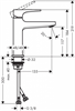 Смеситель Hansgrohe Metropol 32507700 для раковины, белый матовый 32507700 - фото 189720