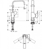 Смеситель Hansgrohe Metropol 32511140 для раковины, шлифованная бронза 32511140 - фото 189726