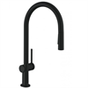 Смеситель Hansgrohe Talis 210 M54, для кухонной мойки, с вытяжным изливом, чёрный матовый, 72800670 72800670 - фото 198353