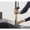 Смеситель Hansgrohe Talis 210 M54, для кухонной мойки, с вытяжным изливом, чёрный матовый, 72800670 72800670 - фото 198356