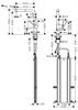 Кухонный смеситель Hansgrohe Talis M54, 72809800, с вытяжным изливом, в комплекте с коробом sBox для шланга, под сталь 72809800 - фото 198475
