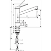 Кухонный смеситель Hansgrohe Zesis 74808000 M33 CoolStart, хром 74808000 - фото 200702