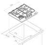 Газовая варочная панель Kuppersberg FQ 63 B 00006017 - фото 220390