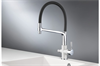 Смеситель Granula GR-0075 0075wh, для кухонной мойки, с подключением к фильтру, гибкий излив, арктик 0075, арктик - фото 221828