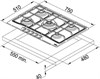 Встраиваемая газовая варочная панель Franke FHCL 755 4G TC GF C (106.0271.781) 106.0271.781 - фото 222465