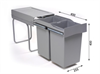 Система сортировки мусора Alveus ALBIO 20 2X14 L 1090335 1090335