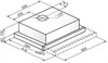 Встраиваемая вытяжка Faber Flox Glass BK A60 (110.0436.364) 110.0436.364 - фото 222722