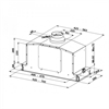 Встраиваемая вытяжка Faber IN-LIGHT WH MATT A52 EVO+ 110.0456.216 110.0456.216 - фото 222778