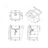 Кухонная мойка Alveus QUADRIX 50 TWILIGHT-G05M черный (1108038) 1108038 - фото 222916