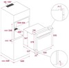 Встраиваемый электрический духовой шкаф Teka HCB 6535 белый 111020032 111020032 - фото 222993