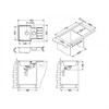 Кухонная мойка Alveus INTERMEZZO 130 CARBON-G91 черный (1117050) 1117050 - фото 223094