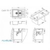 Кухонная мойка Alveus CADIT 70 BEIGE-G55 бежевый (1131359) 1131359 - фото 223579