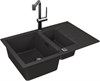 Кухонная мойка Alveus CADIT 70 CARBON-G91 черный (1131361) 1131361 - фото 223582