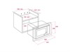 Встраиваемая микроволновая печь Teka ML 8200 BIS night river black 112060001 - фото 22370