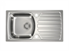 ALVEUS BASIC 170 NAT-90 NEW, мойка, нержавеющая сталь (в комплекте с сифоном 1130550) 1136539 - фото 223766