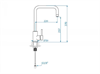Смеситель для кухни Alveus Dual G55 Beige (1139811) 1139811 - фото 223802