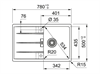 Кухонная мойка Franke CNG 611/211-78 черный матовый (114.0639.684) 114.0639.684 - фото 223989