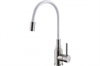 Смеситель для кухни Alveus FLEXA WHITE SAT 1147019 белый/сатин 1147019 - фото 224111