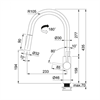 Смеситель для кухни Franke Pescara L Slide-in черный (115.0575.968) 115.0575.968 - фото 224260
