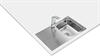 Металлическая мойка Teka UNIVERSE 45 T-XM 1B 1D MCTXT 115110029 - фото 224484