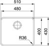 Кухонная мойка Franke ANX 110-48 (122.0204.649) 122.0204.649 - фото 224967