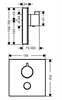 Смеситель Hansgrohe ShowerSelect 15735400 Highflow термостатический, белый/хром 15735400 - фото 226013