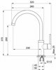 Смеситель для кухонной мойки Granula GR-2125 2125wh, арктик 2125, арктик - фото 228346