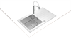 Кухонная мойка Teka Diamond RS15 1B 1D 86 (115100012) 115100012 - фото 22860