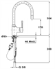 Смеситель для кухни Teka ARK 998 (239981200) хром 239981200 - фото 228652