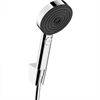Душевой набор Hansgrohe Pulsify 24303000 Select, 3 режима струи, корпус хром, лицевая часть черная 24303000 - фото 228711