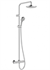 Душевая система Hansgrohe Vernis Blend Showerpipe 200 1jet EcoSmart, термостатическая, хром, 26089000 26089000 - фото 228830
