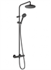 Душевая система Hansgrohe Vernis Blend Showerpipe 200 1jet EcoSmart, термостатическая, черная матовая, 26089670 26089670 - фото 228831