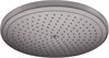 Верхний душ Hansgrohe Croma 26220340 280, 28 х 28 см, 1 режим струи, без держателя, черный хром шлифованный 26220340 - фото 228838
