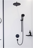 Верхний душ Hansgrohe Croma 26220670 280 Air, 28 х 28 см, 1 режим струи, без держателя, черный матовый 26220670 - фото 228844