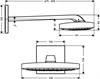 Верхний душ Hansgrohe Select E 300 3jet с держателем 26468400, хром/белый 26468400 - фото 228949