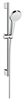 Душевой гарнитур Hansgrohe Croma Select S 1jet 26564400, штанга 65 см, корпус хром, лицевая часть белая, 1 режим струи 26564400 - фото 228976
